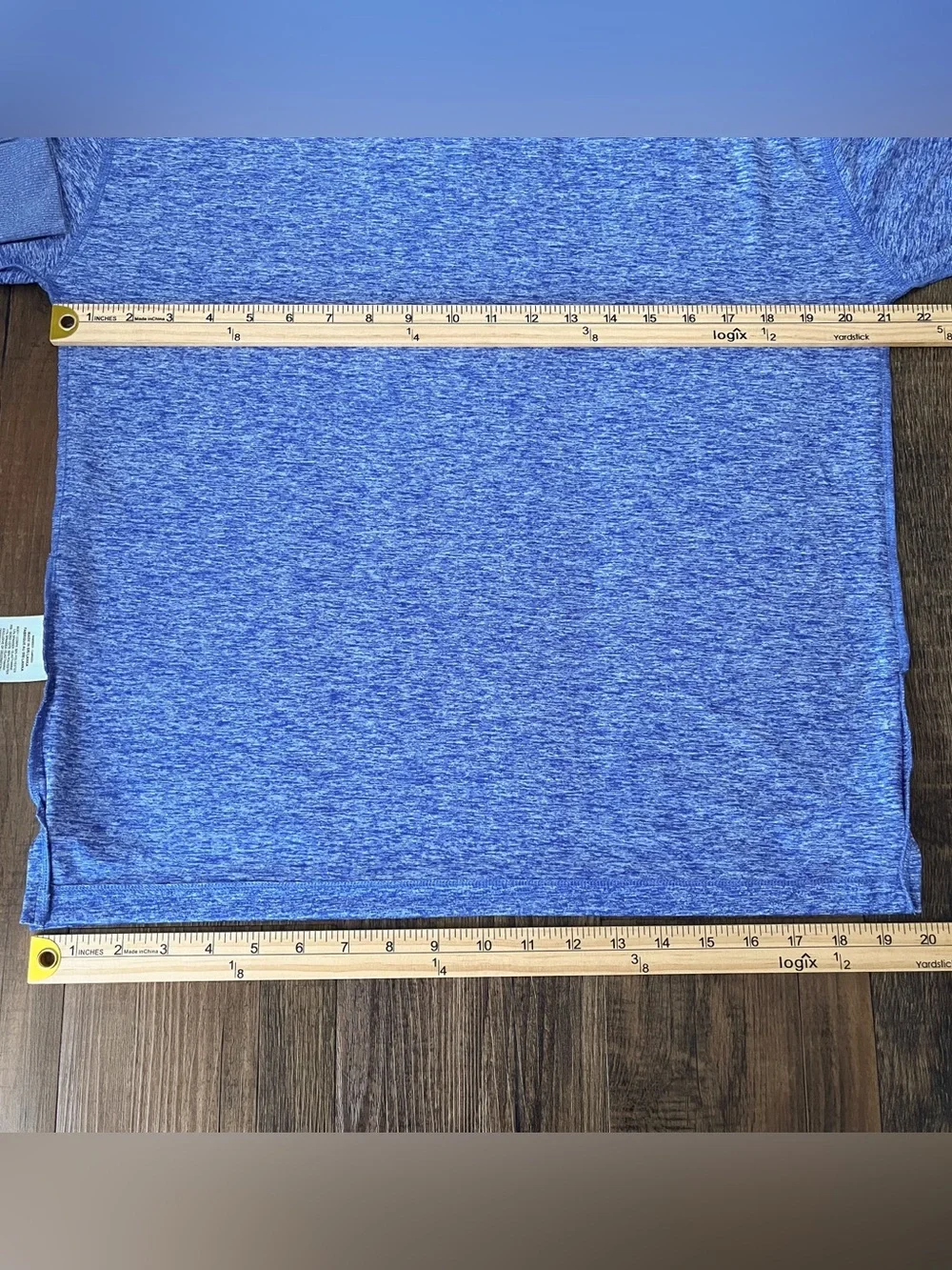 Nike Dri-Fit Running Long Sleeve Shirt Crewneck Thumbholes Size Medium Blue